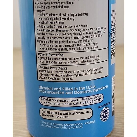 Equate Sport Broad Spectrum Sunscreen, SPF 100, 5.5 oz. EXP. 06/2027 - Picture 6 of 9